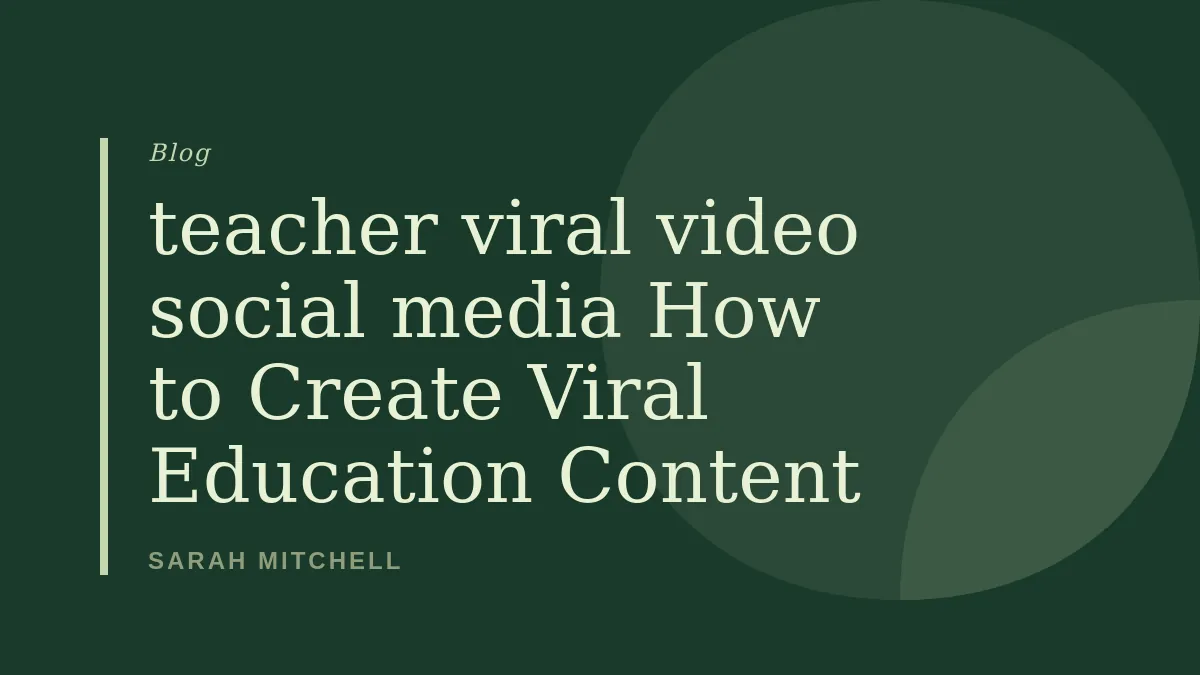 How to Create Viral Education Content