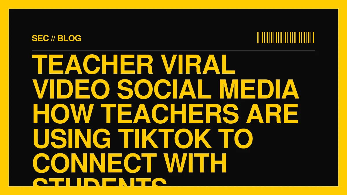 How Teachers Are Using TikTok to Connect with Students